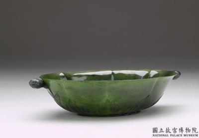 图片[2]-Jade flower-shaped bowl with two bud-shaped handles, Mughal Empire-China Archive